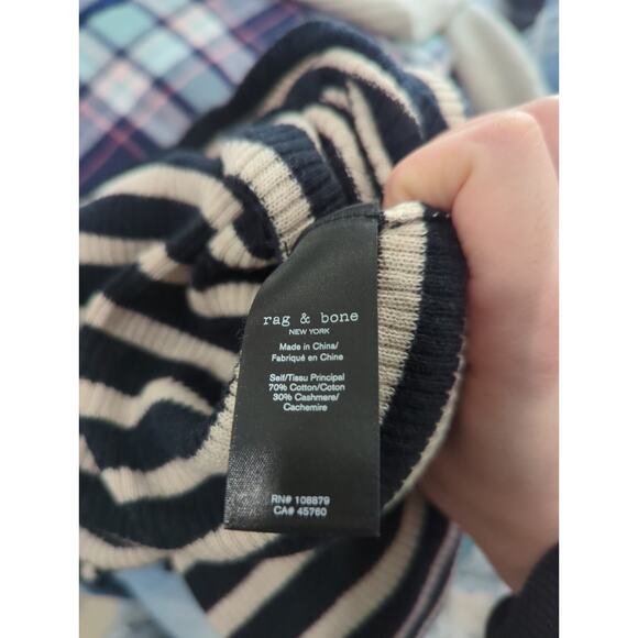 Rag & Bone Kate Stripe Cashmere Blend Sweater Dress NWT - Picture 3 of 4